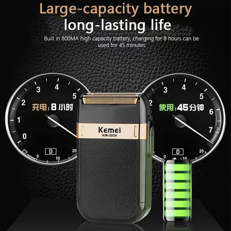 Kemei KM-1071 / KM-2299 / KM-2024 Cordless Hair Clipper – Wet/Dry, USB Rechargeable, CE & CCC