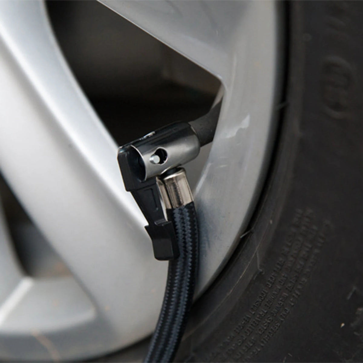Hilitand 12V Mini Car Tire Inflator with 2 m Cord