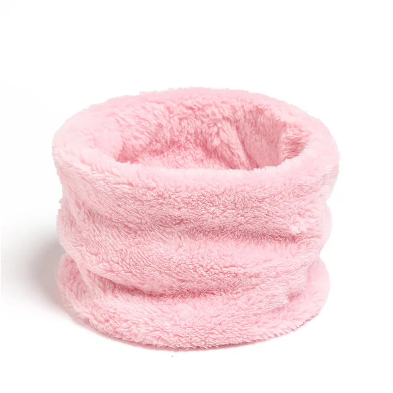 Winter Plush Ring Scarf — Warm Neck Warmer Unisex