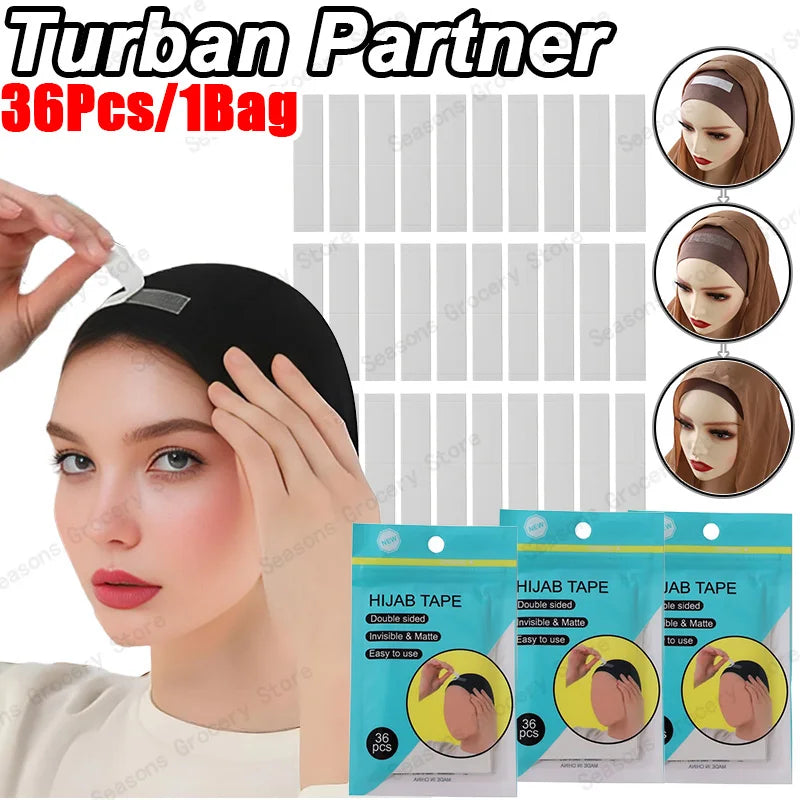 Double-Sided Body Tape 36-Pack — Invisible Waterproof Adhesive for Dresses, Hijab & Swimwear
