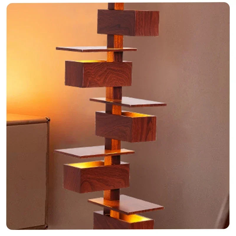 Taliesin Designer Floor Lamps Nordic Wood Living Rooms Bedrooms Hotels Villas Decor Artistic Standard Indoor Lighting Fixtures