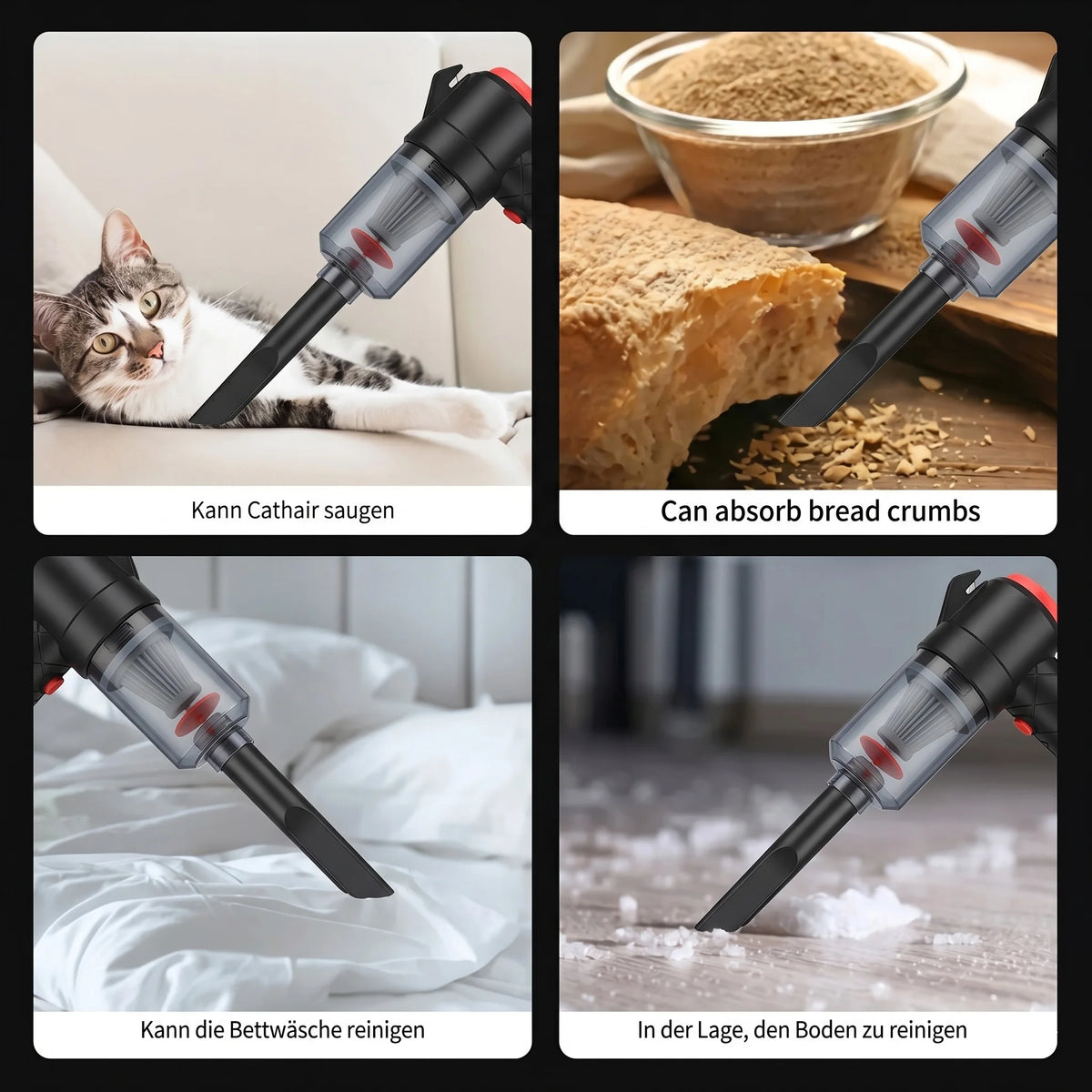 Cordless Mini Handheld Vacuum for Car and Home