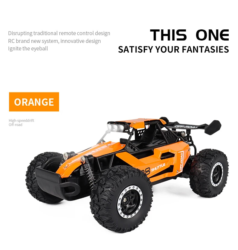 ZWN DK087 1:16 / 1:20 Scale 2WD RC Off-Road Climbing Car with LED Light