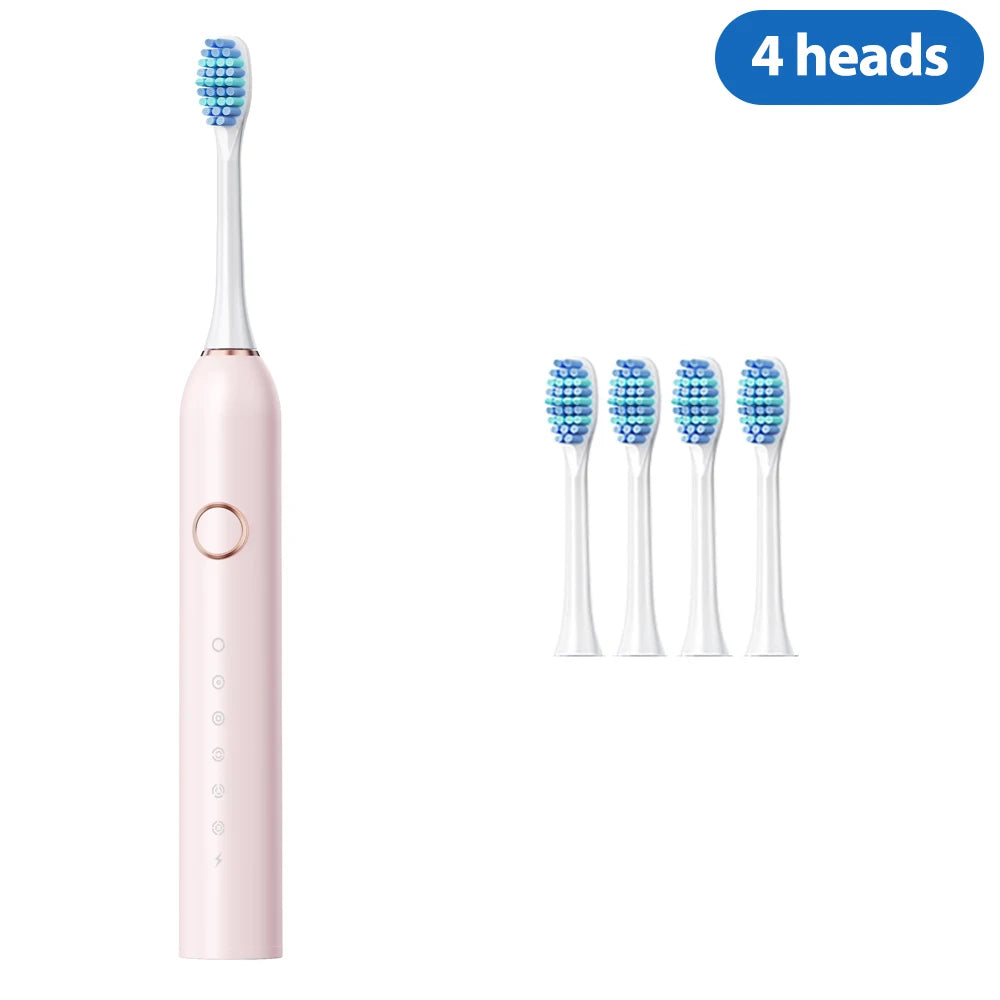 Sonic Electric Toothbrush – 40K VPM, 6 Modes, 8 Brush Heads, Smart Timer, Type-C Rechargeable