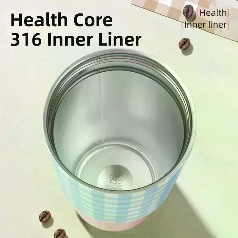 750ml 316 SS Vacuum Thermos Tumbler – Hot & Cold, Leakproof, Car Cup Holder Fit, Gift for Women, 6 Colors