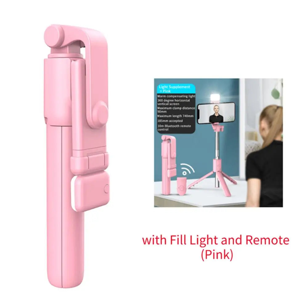Portable Bluetooth Selfie Stick — Extendable Tripod with Wireless Remote