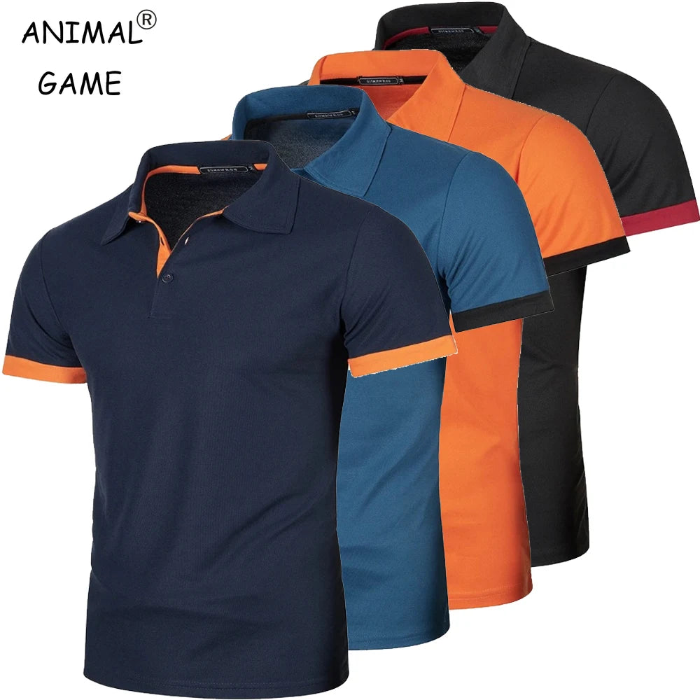 Men's Solid Color Polo Shirt — Classic Everyday Polo