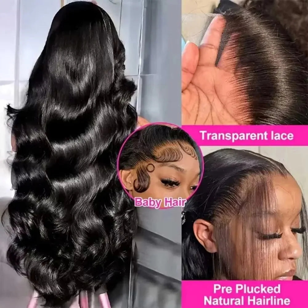 30 40 Inch Body Wave Lace Front Wig PrePlucked With Baby Hair For Women 13x6 Hd Lace Frontal Wigs 13x4 Lace Wigs 100% Human Hair