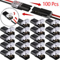 Connect Wires Instantly. No Tools. — H2 2-Pin Pluggable Wire Connectors | Nylon Insulated Copper Quick-Connect Terminal Blocks, 20, 50 & 100 Pack