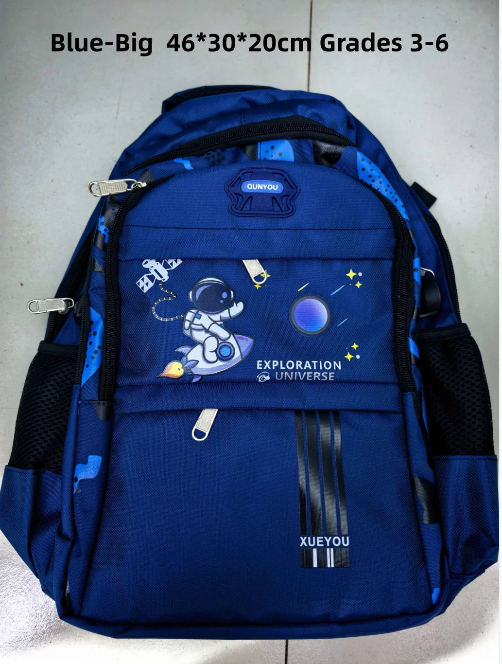 Kids Astronaut Backpack – Waterproof School Bag for Boys Ages 2-16