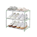 3-Layer Modular Plastic Shoe Rack — Space-Saving Entryway