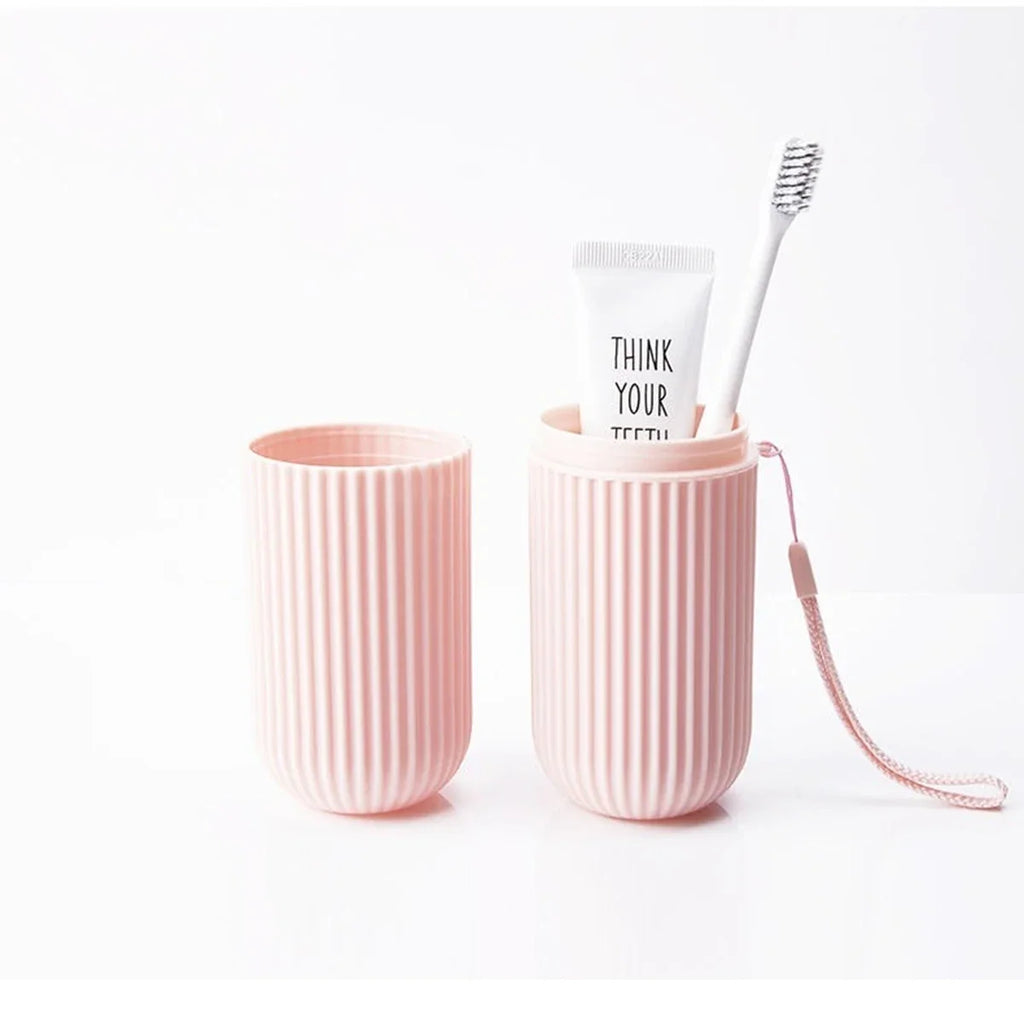 Portable Toothbrush & Toothpaste Travel Case — Hygienic Storage Box for Camping & Travel