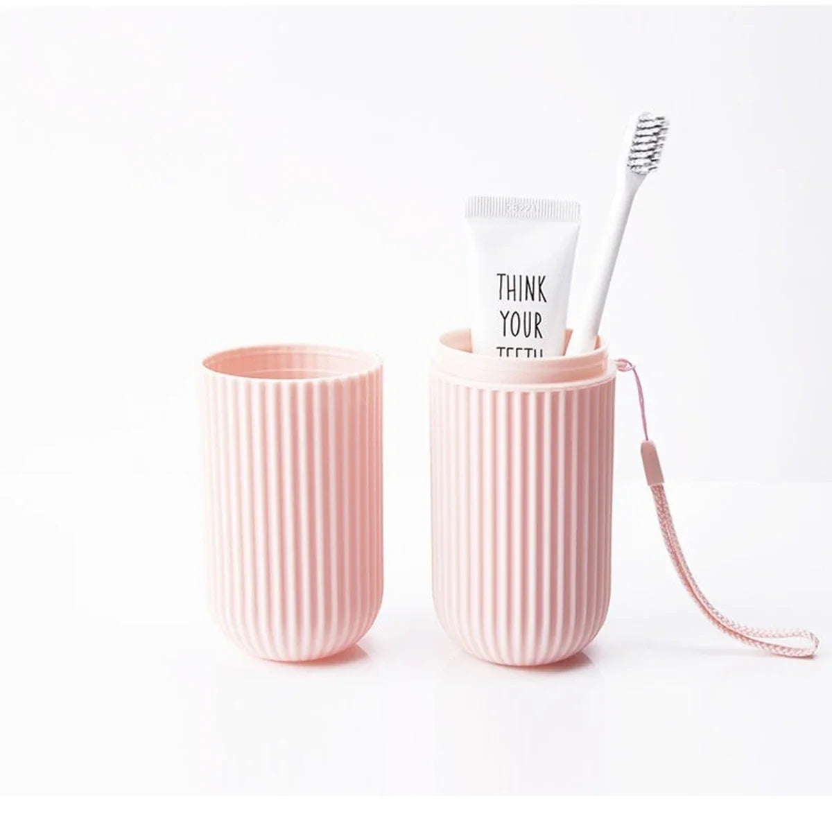 Portable Toothbrush & Toothpaste Travel Case — Hygienic Storage Box for Camping & Travel