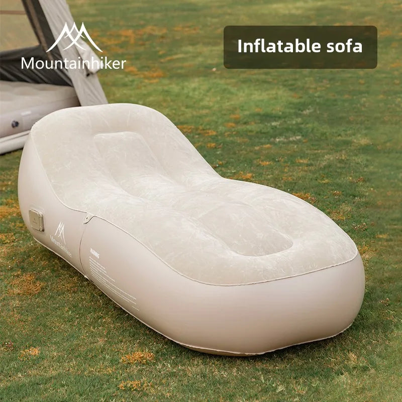 Inflatable Outdoor Air Sofa Bed – Automatic Self-Inflating Camping Sleeping Mat, 180x75x58CM