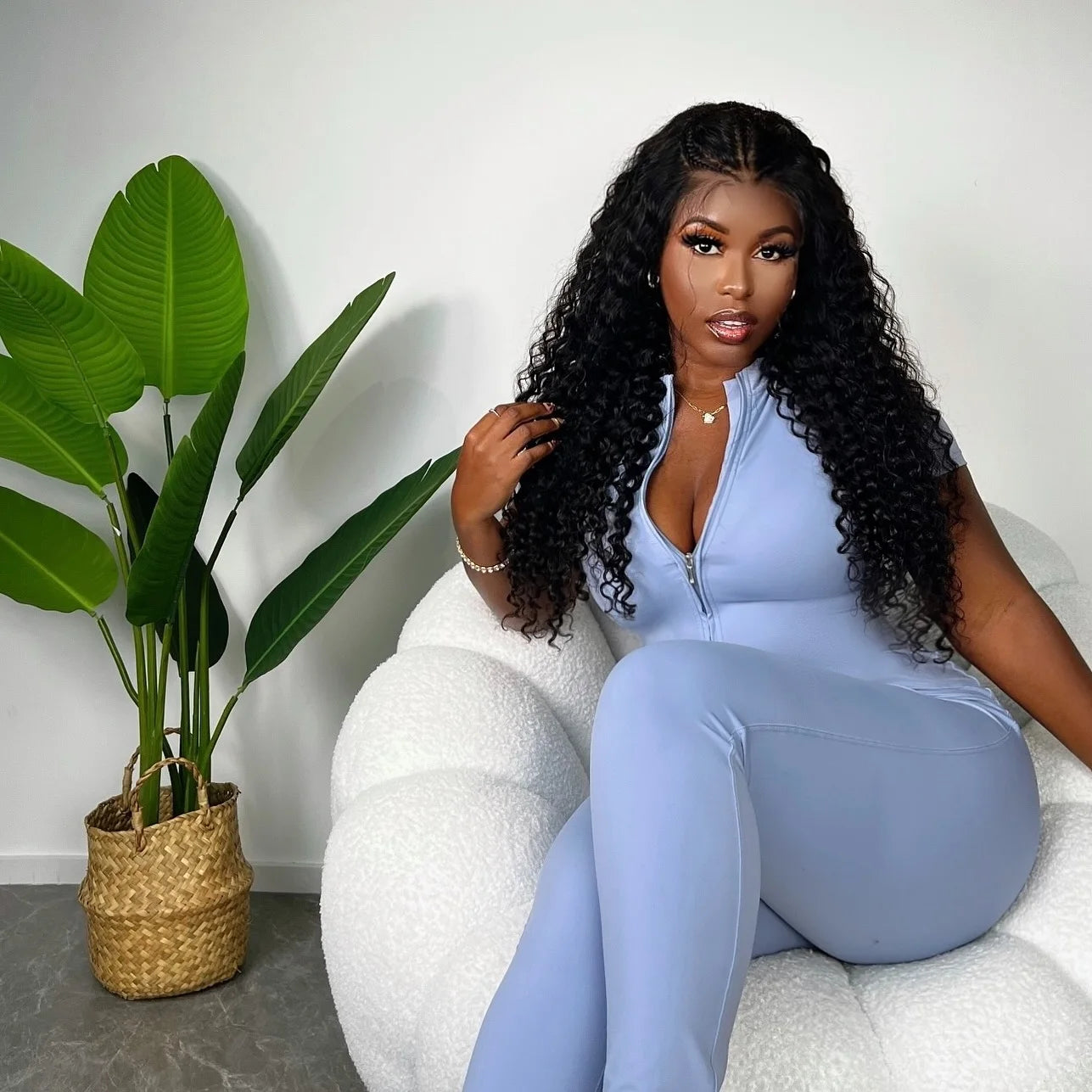 40–50 Inch Water Wave Curly Lace Front Wig | 300% Density 13x4 13x6 7x5 HD Glueless Brazilian Human Hair for Women