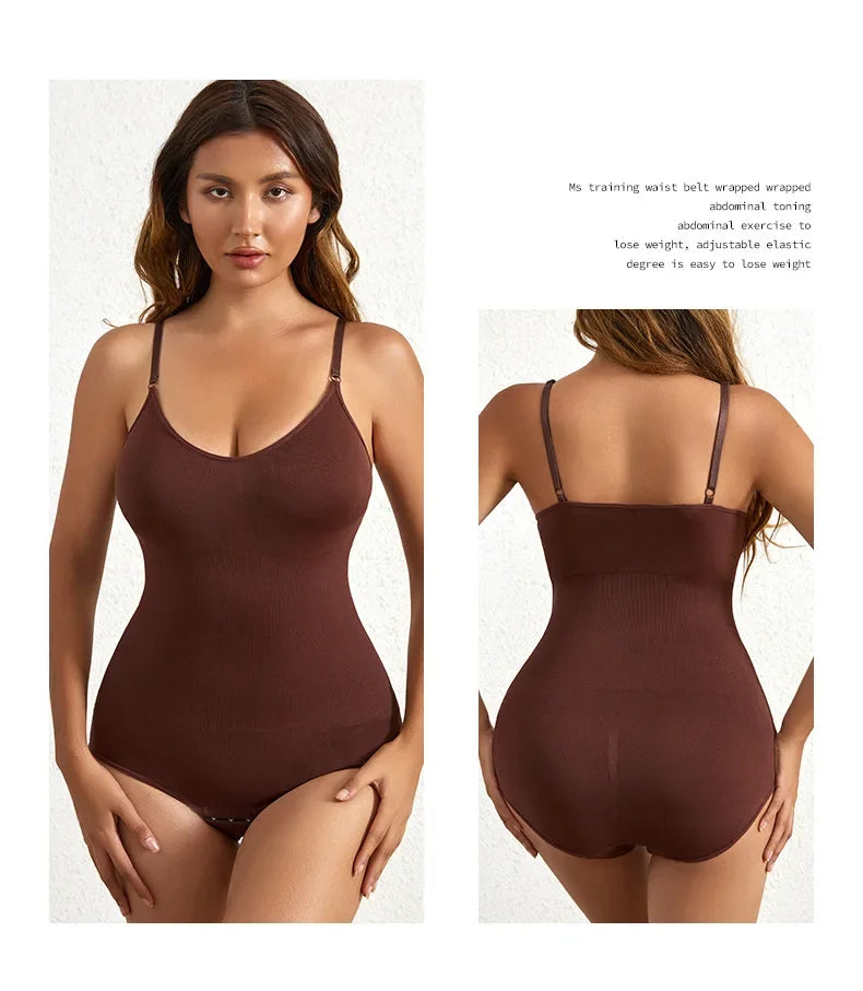 Seamless Tummy Control Butt-Lifting Bodysuit Shaper — Everyday Shapewear for Women