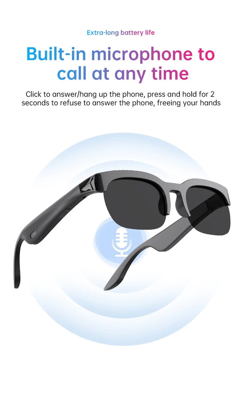 Lenovo Smart Glasses 2026 — AI Translation, Bluetooth Calling & Music | Men & Women