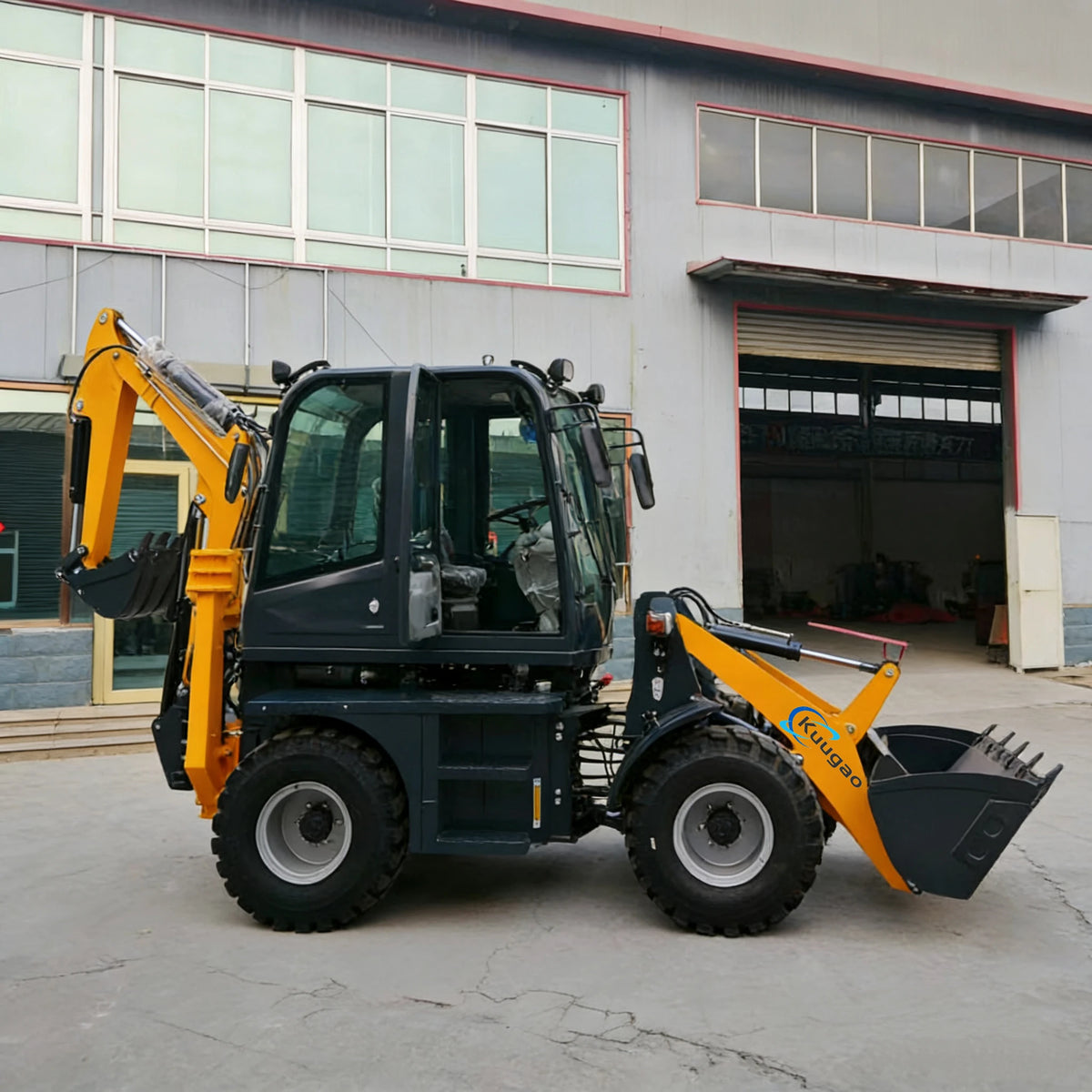3 Ton Backhoe Loader – CE/EPA/Euro V Certified Front Loader & Digger for Farm & Construction
