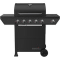 5-Burner Propane Gas Grill with Side Burner | 67,000 BTU, 618 Sq. In. Cooking Area, Porcelain Cast Iron Grates, Warming Rack, Outdoor Patio