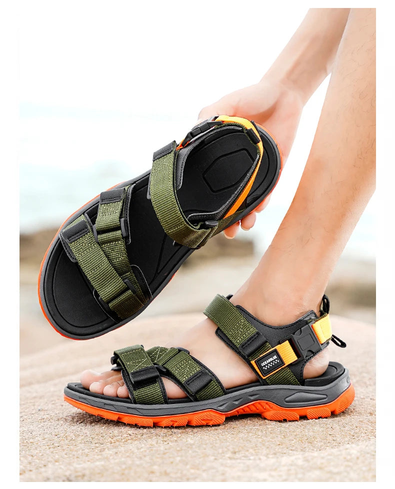 Men's Casual Outdoor Sport Sandals – Breathable Hiking & Beach Sandals