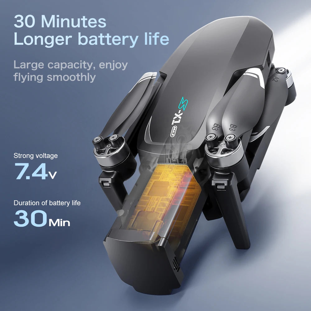 S-X1 Camera Drone with Screen Remote