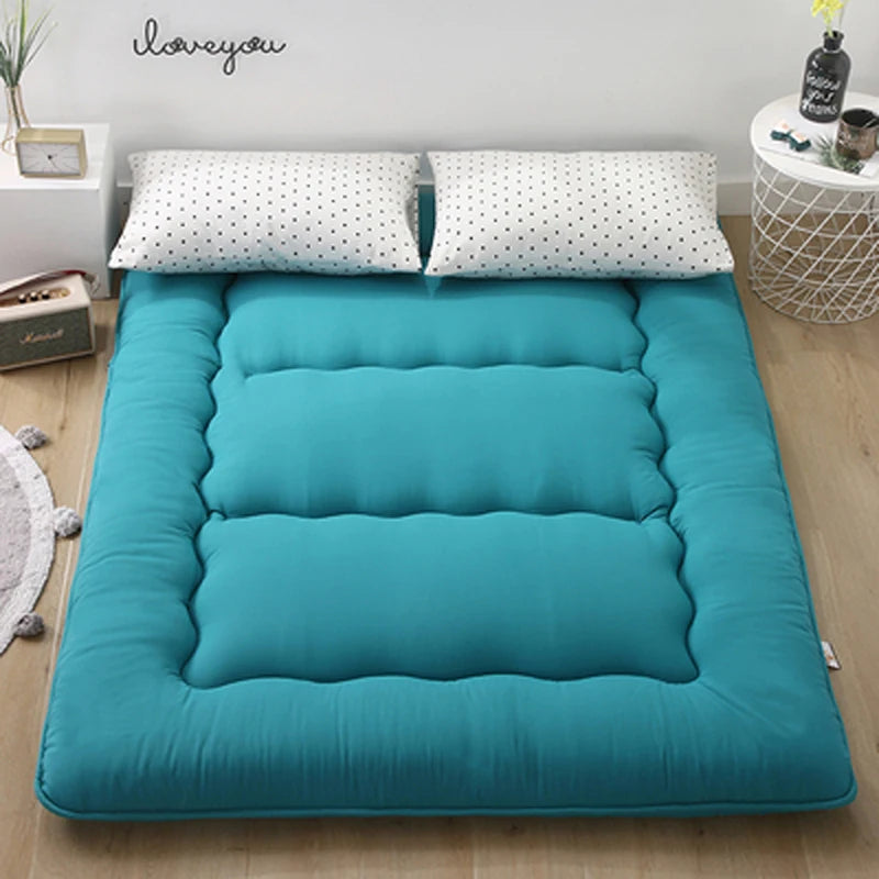 Foldable 7cm Tatami Floor Mattress – Thick Futon Sleeping Pad, Single & Double, Dorm & Home Nap