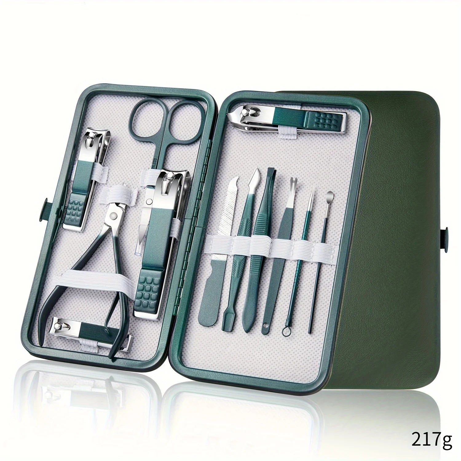 Professional Nail Care Kit – 7, 10, 12 & 18-Piece Stainless Steel Manicure & Pedicure Set with Travel Case