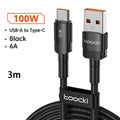 6A Speed. Braided Strength. Every Length. — Toocki USB-A to USB-C 6A 100W Fast Charging Cable | 0.25m to 3m, Huawei, Xiaomi, Samsung, OnePlus, 4 Colors