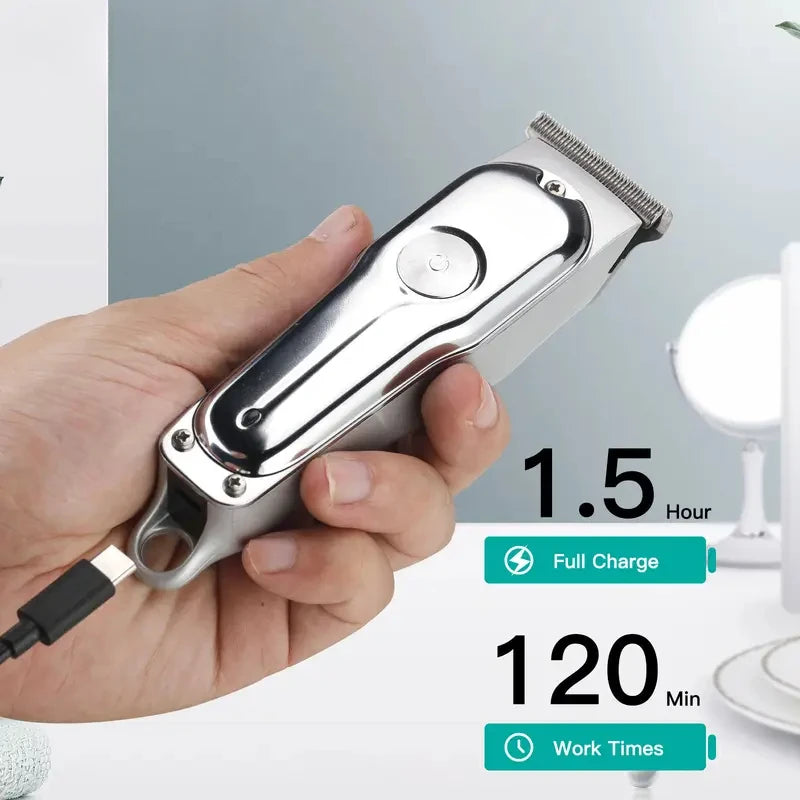 VGR V-071 Professional Hair Clipper – Rechargeable Cordless Trimmer for Men with Guide Combs