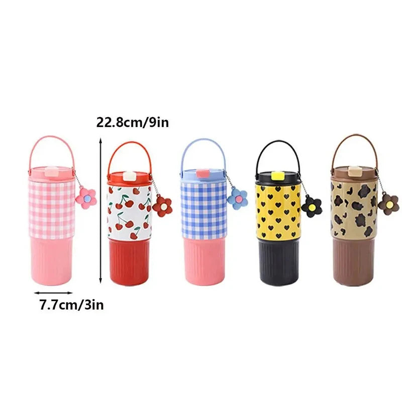 750ml 316 SS Vacuum Thermos Tumbler – Hot & Cold, Leakproof, Car Cup Holder Fit, Gift for Women, 6 Colors