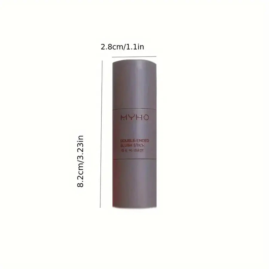 Double-Ended Creamy Blush Stick — Matte Long-Lasting Rouge
