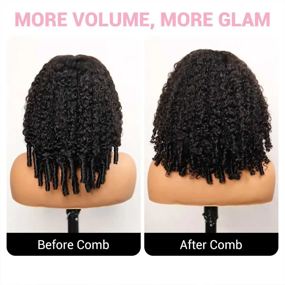 250% Density Burmese Curly Human Hair Wig | 28 Inch 13x4 HD Transparent Lace Pre-Plucked Remy