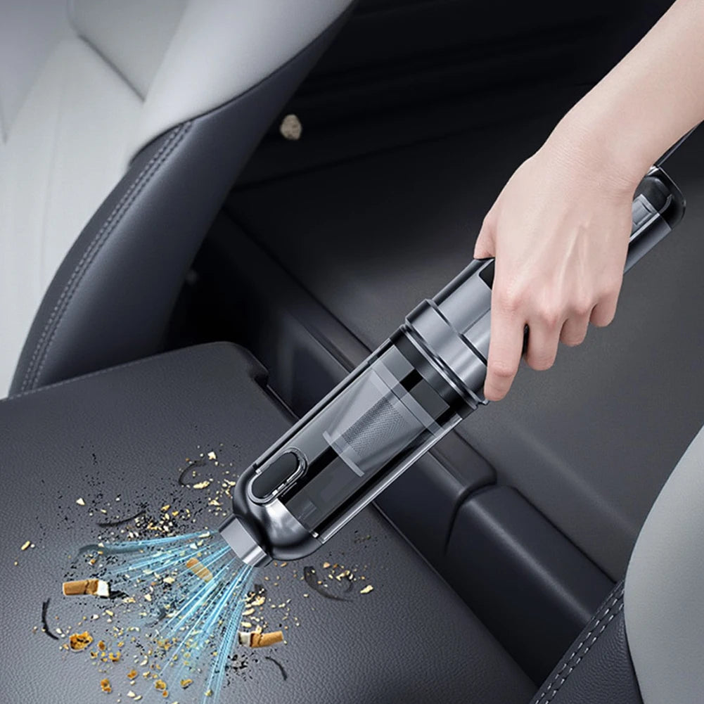 Cordless Car Vacuum – 17kPa Brushless Cleaner & Duster