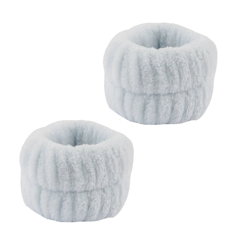 Puffy Spa Headband & Wristbands Set — 3 Pack