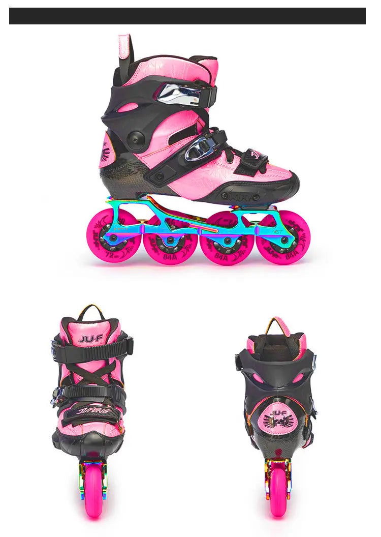 Carbon Fiber Roller Skates – Professional Flat Shoes for Adults & Children, Boys & Girls