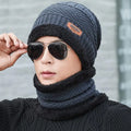 Men's Winter Hat, Neck Warmer and Touchscreen Glove Set