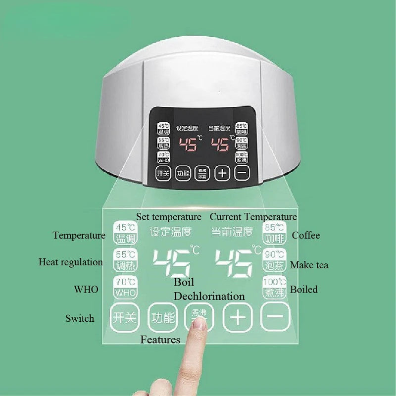 Smart Infant Milk Warmer & Thermostatic Kettle – 1.2L Auto Warm, Insulation Pot for Baby Formula & Milk Powder