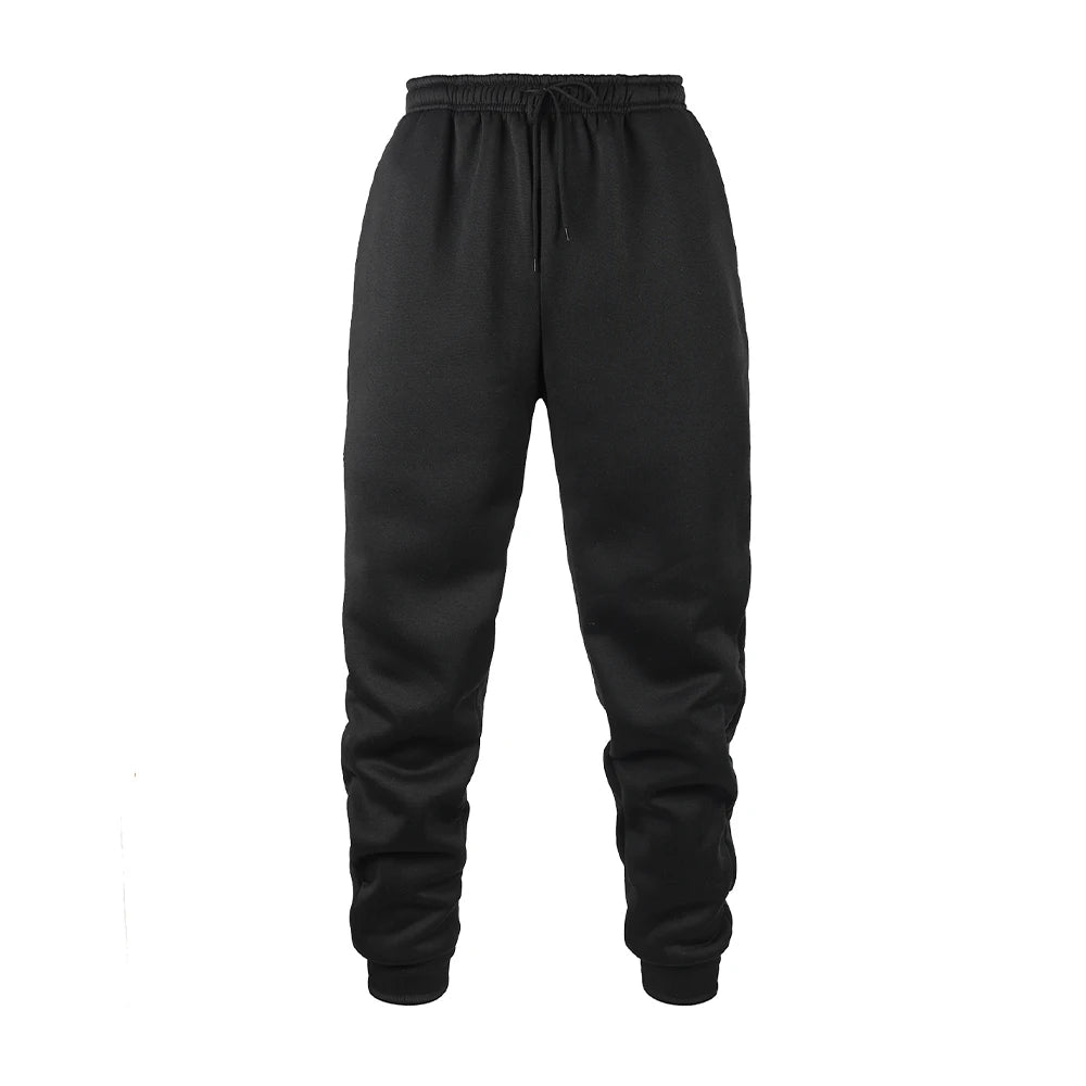 Men's Solid Color Jogging Sweatpants — Fitness Running Sport Trousers