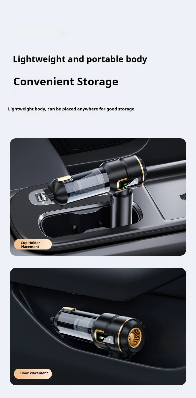 SUITU Cordless Handheld Car Vacuum and Dust Blower
