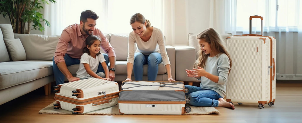 7-Piece ABS Luggage Set – TSA Lock & Spinner Wheels