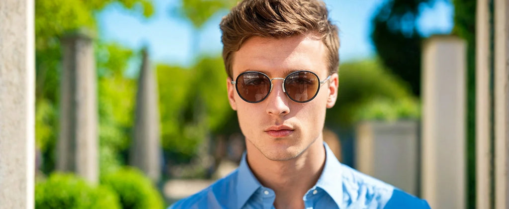 ZENOTTIC Steampunk Round Polarized Sunglasses | Mirror Vintage Shades UV400 for Men & Women