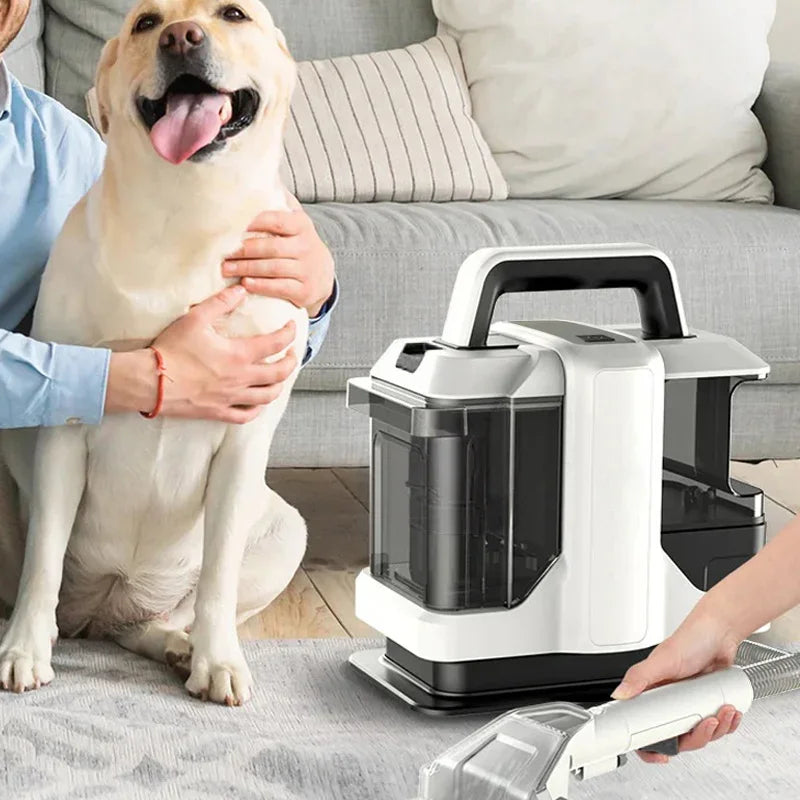 Carpet Cleaner Machine — 220V/110V Powerful Deep Stain Cleaning for Couch, Pets, Car Seats, Upholstery & Furniture Steam Cleaner