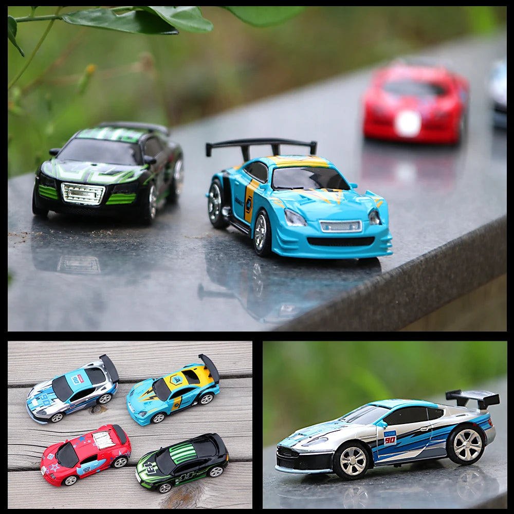 1:58 Scale Mini RC Car – Bluetooth Drift Buggy in Collectible PVC Can Pack