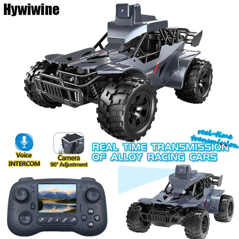FPV RC Car with Camera & LCD Remote – Real-Time Video Transmission & Voice Chat 2.4G