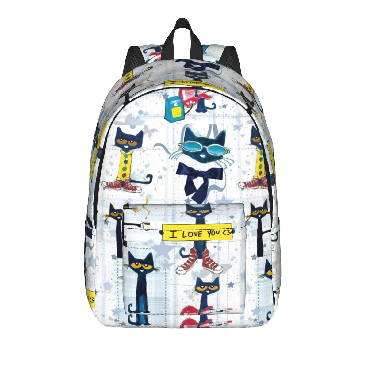 Pete the Cat Backpack – Casual Polyester Rucksack