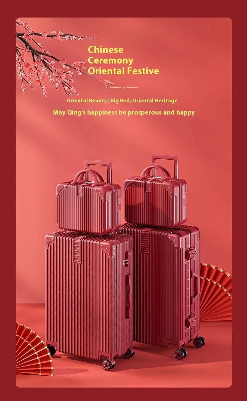 Lightweight ABS Rolling Suitcase Set — 20"/24"/28" Spinner Luggage Set