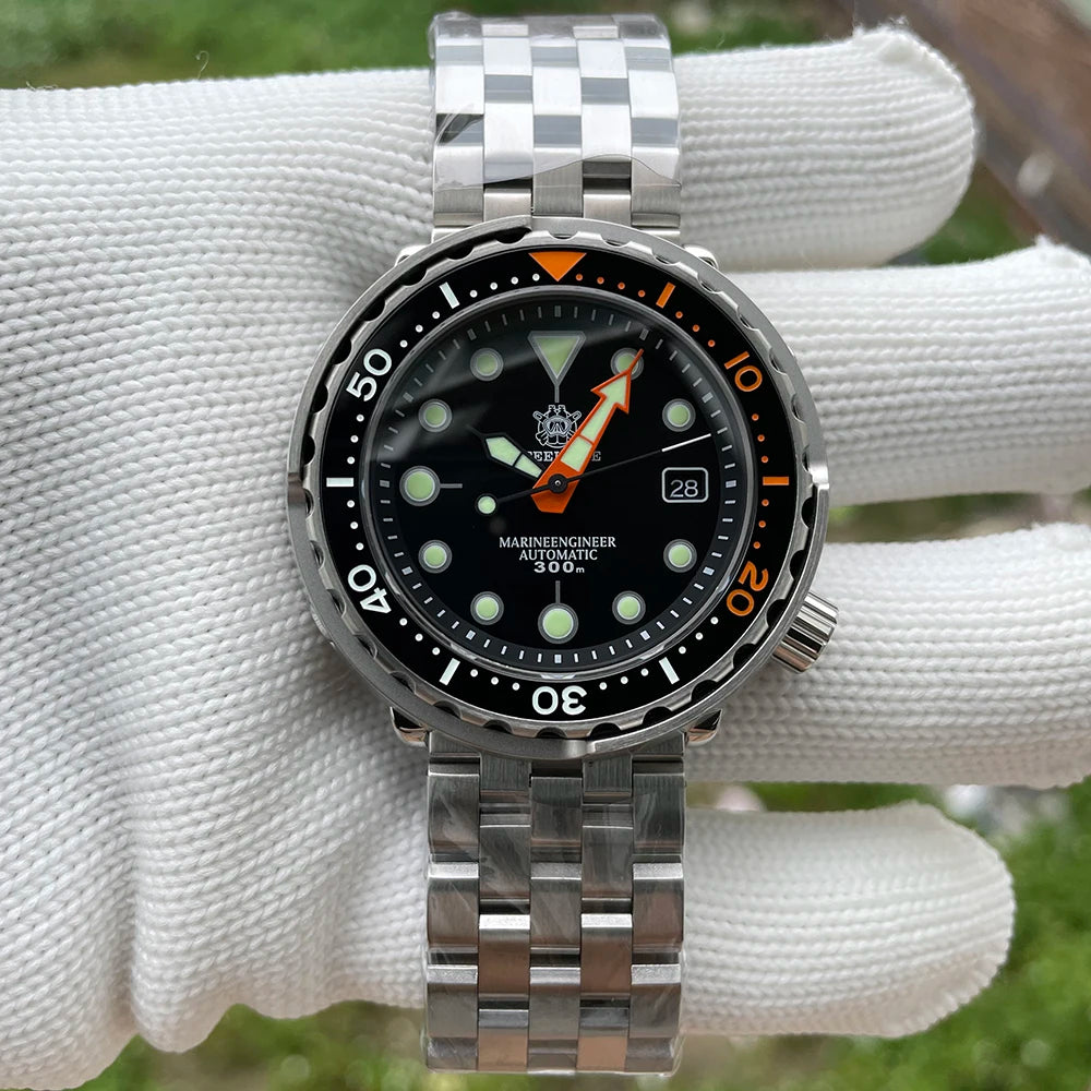STEELDIVE SD1975C Tuna Can Dive Watch | 300M Waterproof NH35 Movement Ceramic Bezel