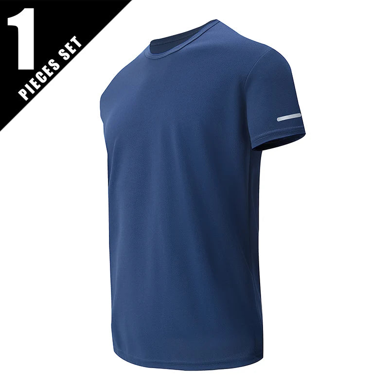 Men's Gradient Quick-Dry Sport T-Shirt — Multi-Pack Athletic Tees