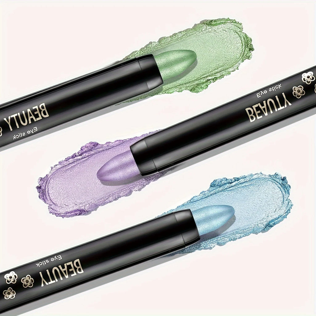 16-Color Pearlescent Glitter Eyeliner Set — Waterproof Long-Lasting