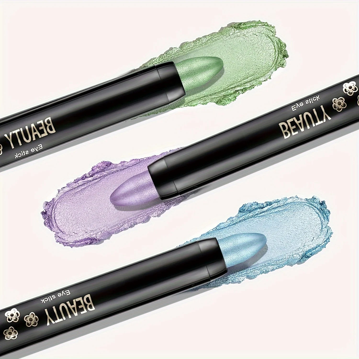 16-Color Pearlescent Glitter Eyeliner Set — Waterproof Long-Lasting